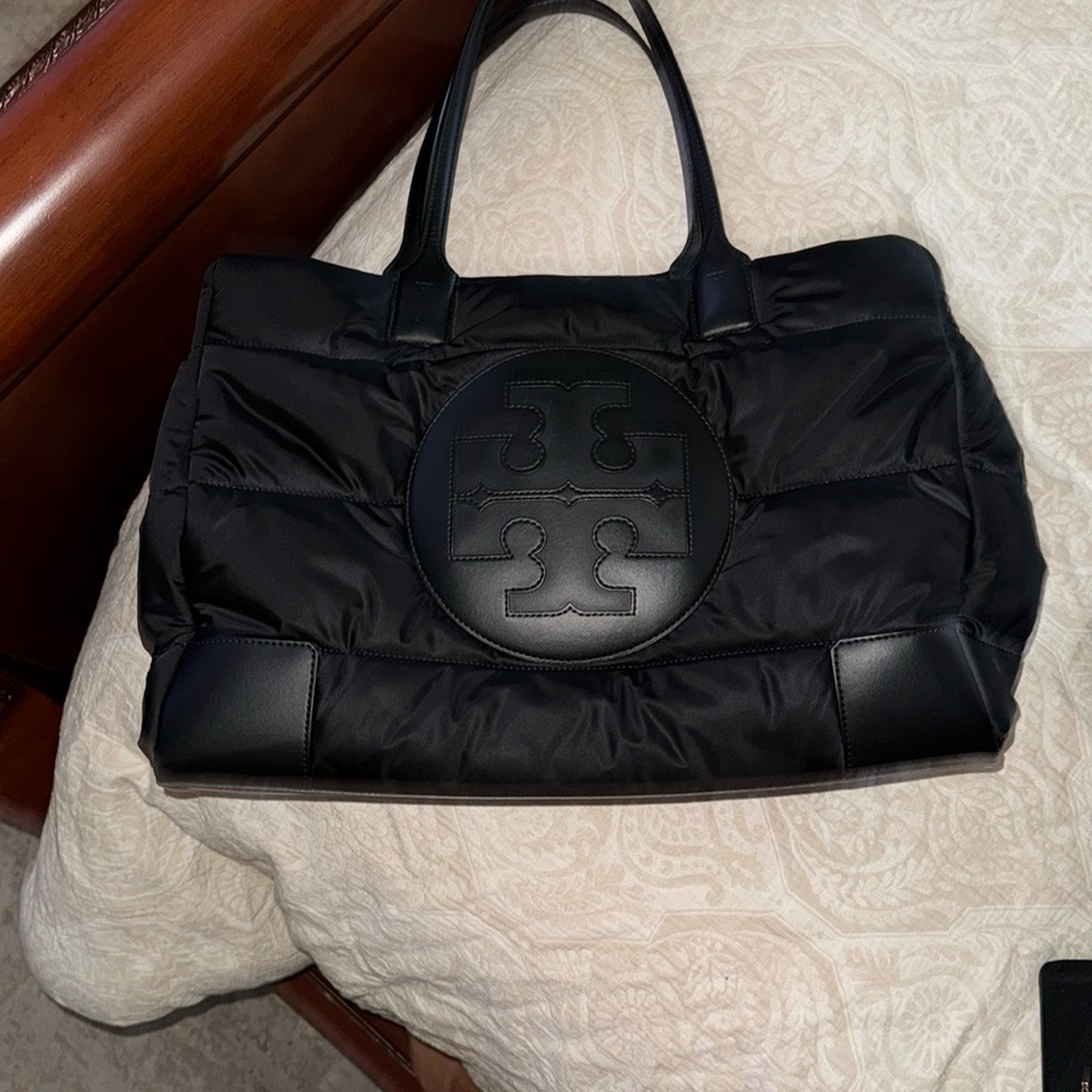 Tory Burch Black Totes with Structured Design
